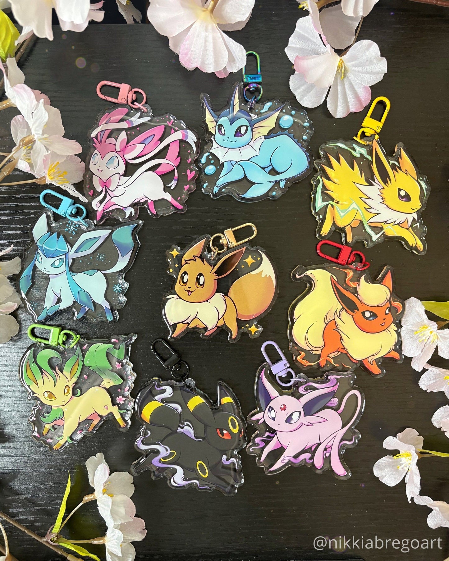 Eeveelutions : Leafeon Acrylic Keychain