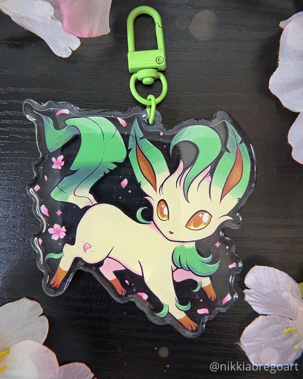 Eeveelutions : Leafeon Acrylic Keychain
