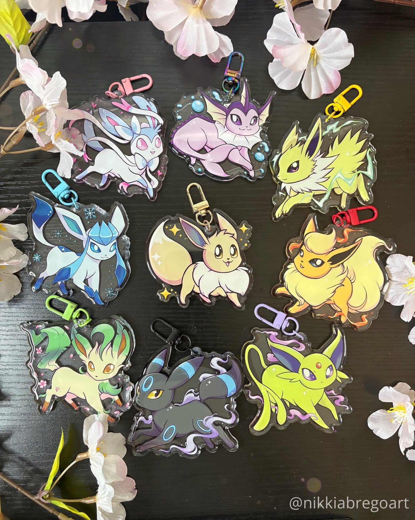 Eeveelutions : Leafeon Acrylic Keychain