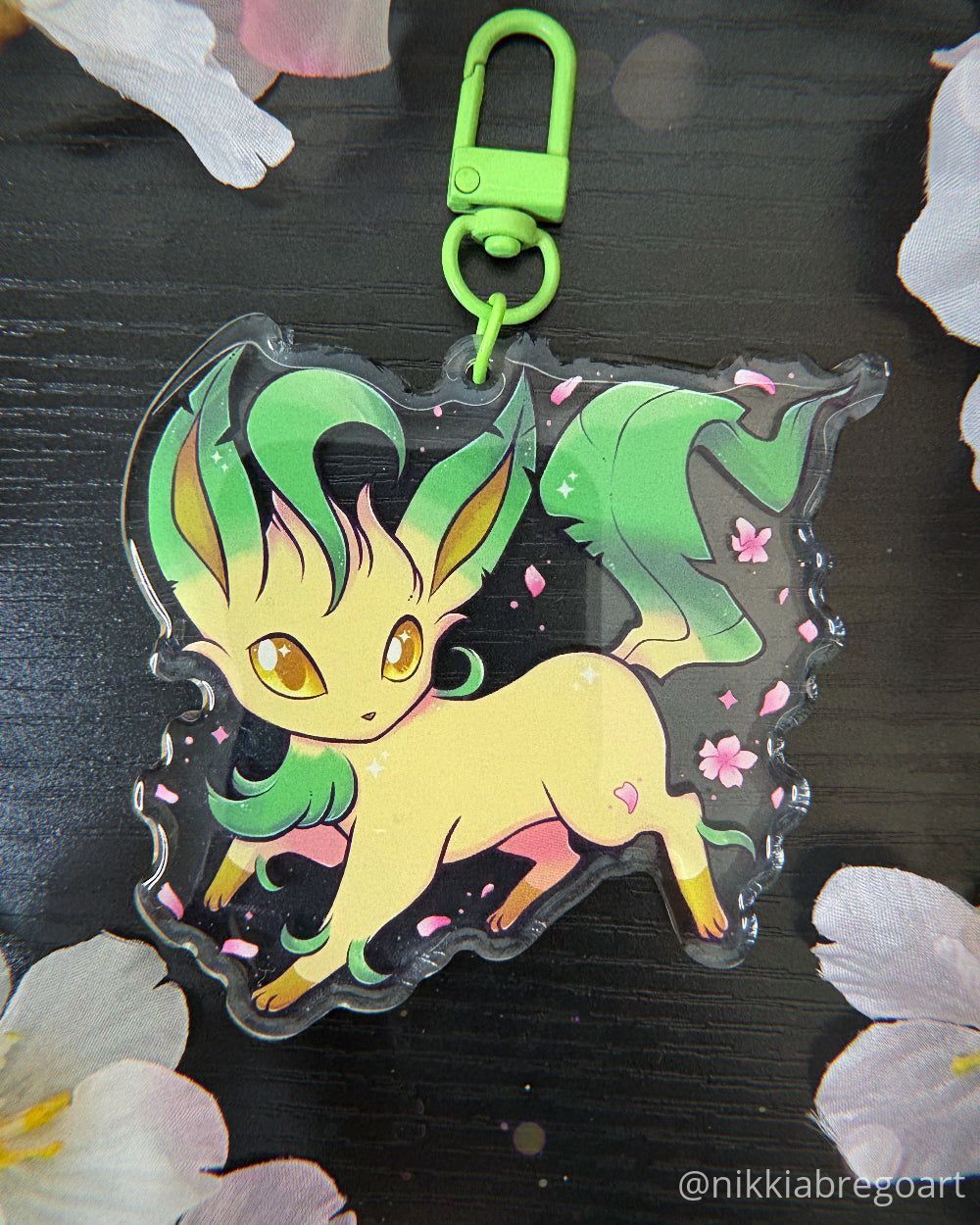 Eeveelutions : Leafeon Acrylic Keychain