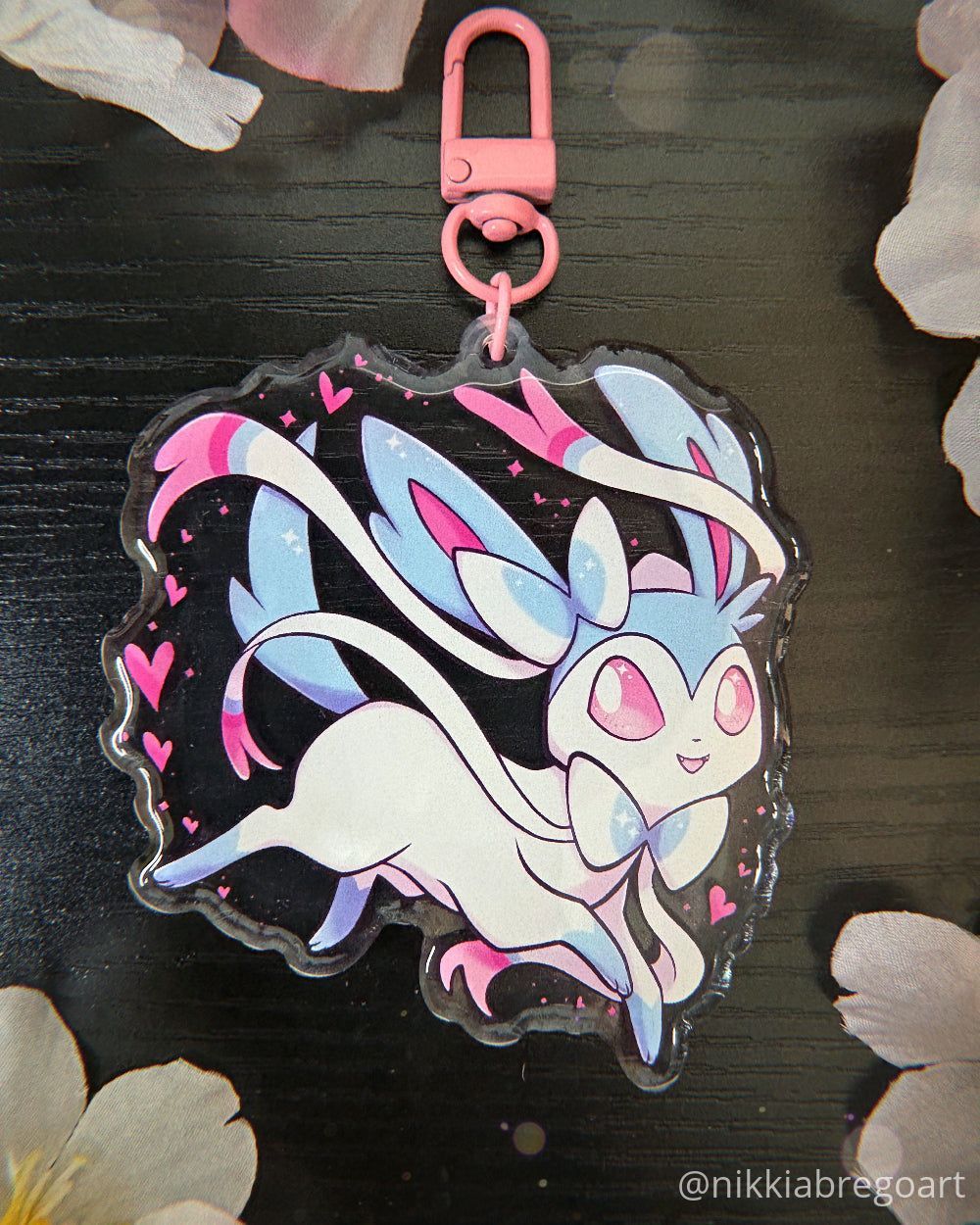 Eeveelutions : Sylveon Acrylic Keychain
