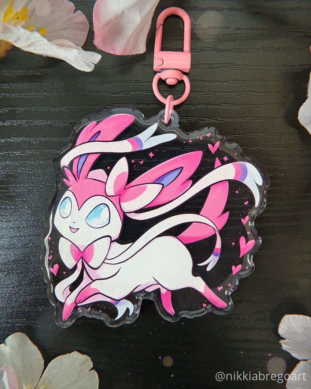 Eeveelutions : Sylveon Acrylic Keychain