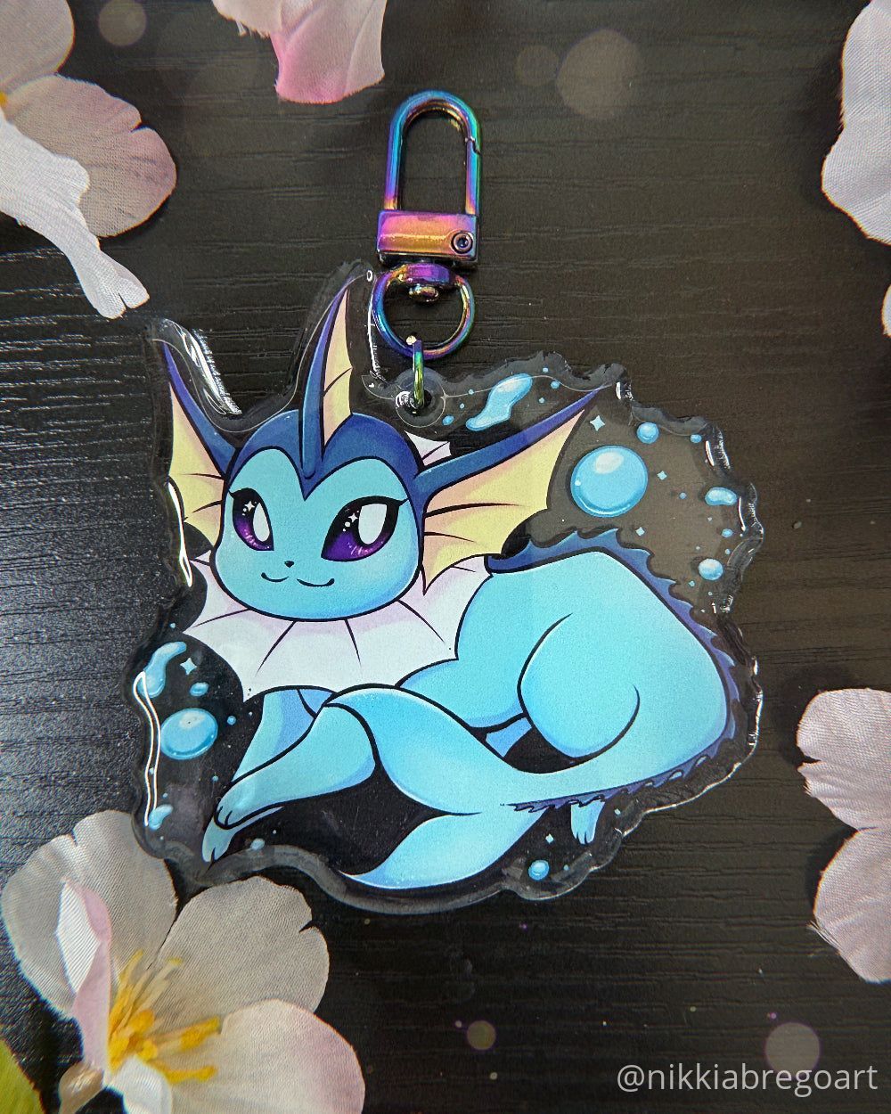 Eeveelutions : Vaporeon Acrylic Keychain