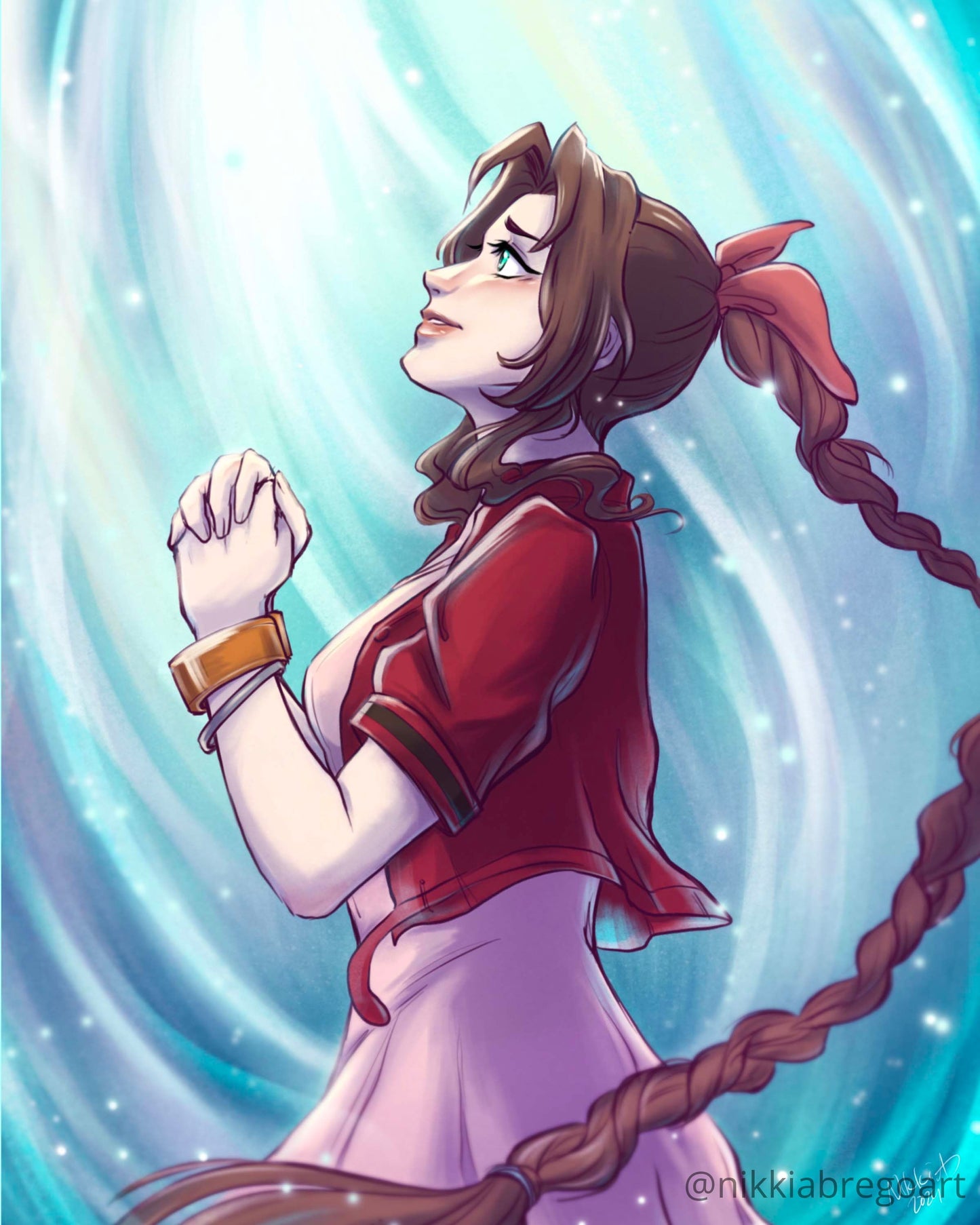 A Silent Prayer : Aerith : Print