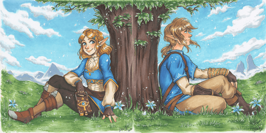 A Moment: Link & Zelda Print Set