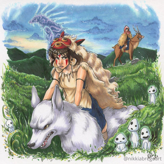 Worlds of Ghibli : Princess Mononoke : Print