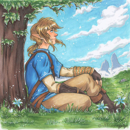 A Moment: Link & Zelda Print Set