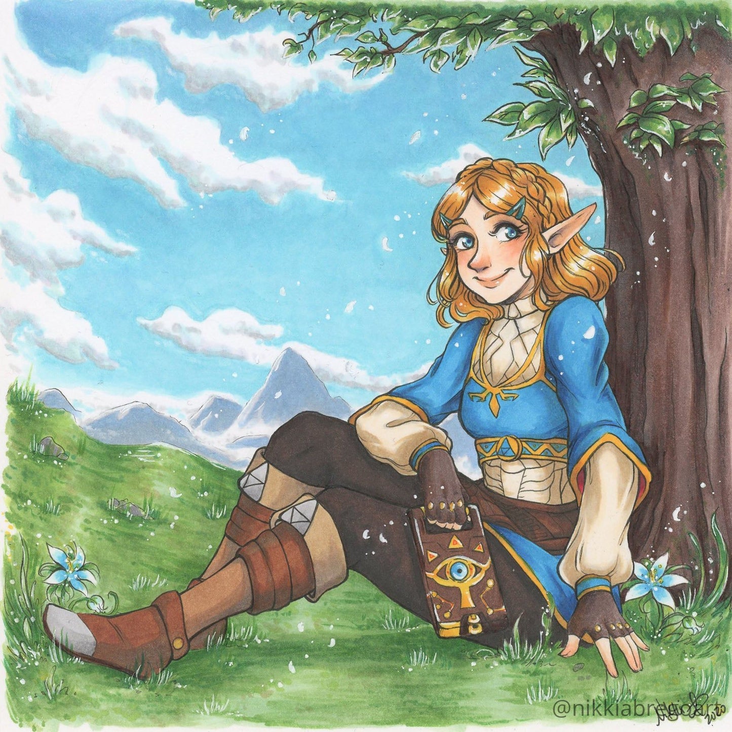 A Moment: Link & Zelda Print Set