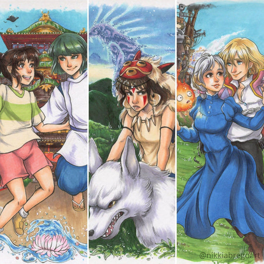 Worlds of Ghibli : Print Set